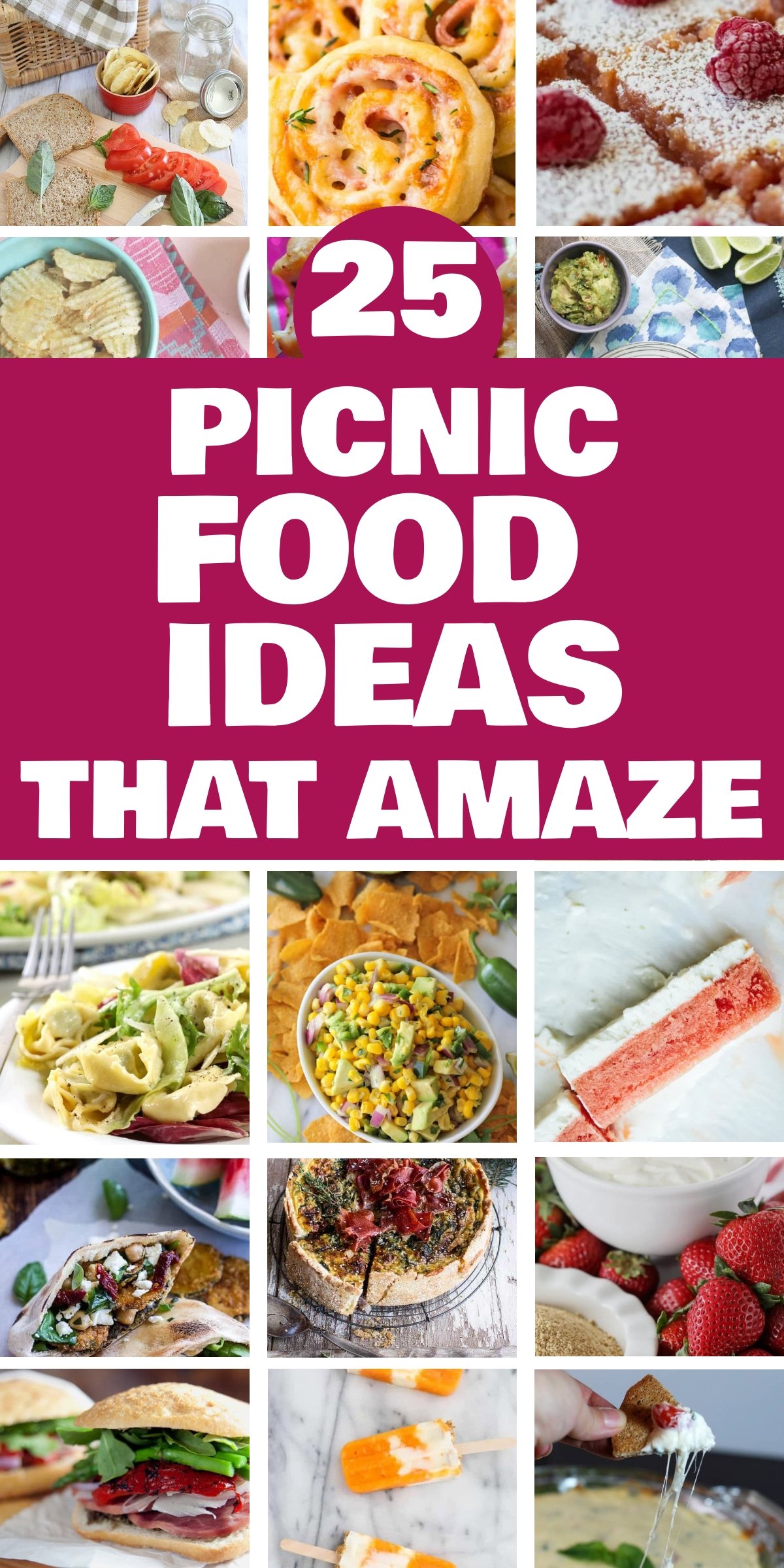 25 Delicious Picnic Food Ideas