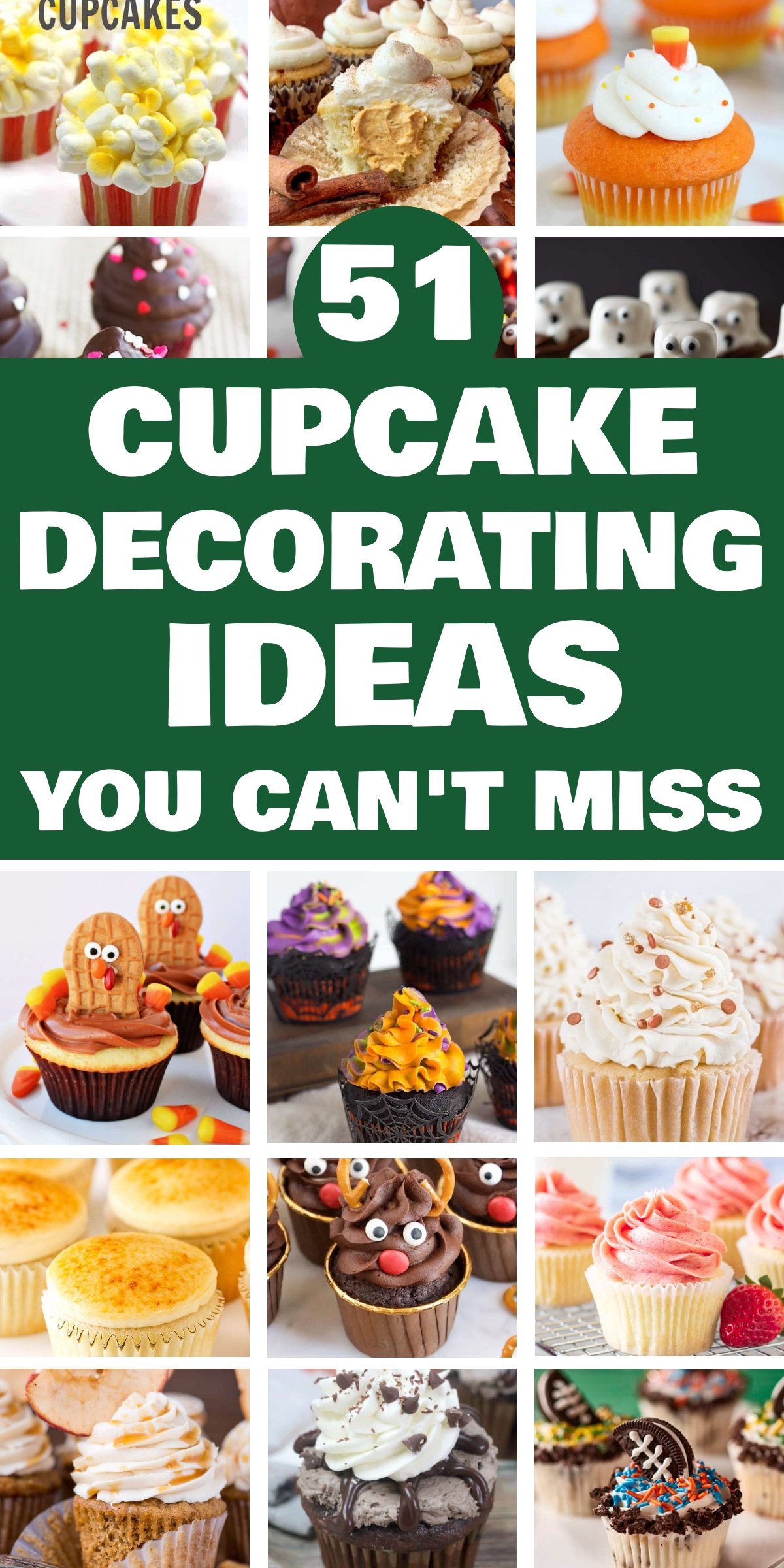 51 Fun Easy Cupcake Decorating Ideas
