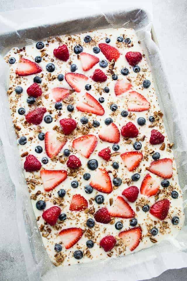 35 Healthy Low Calorie Snacks 39 Berry Yogurt Bark 1
