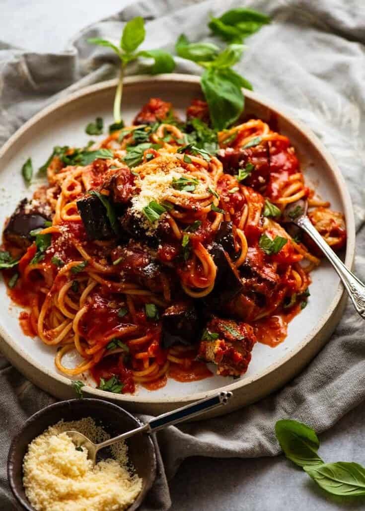 Pasta alla norma eggplant pasta 6