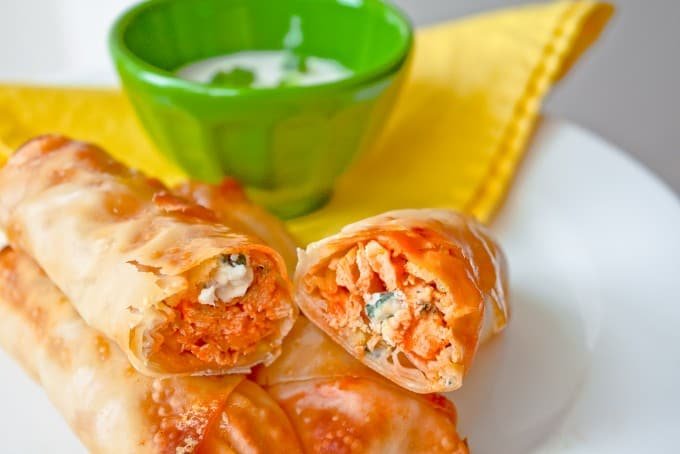 31 Easy Make Ahead Super Bowl Appetizers 21 baked buffalo chicken rolls 2