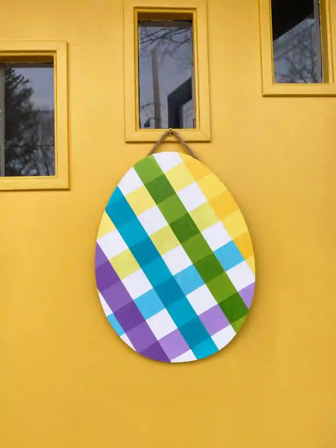 15. Paint Multicolored Plaid