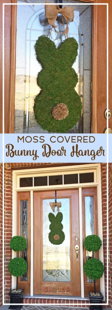 16. Covered Bunny Door Hanger