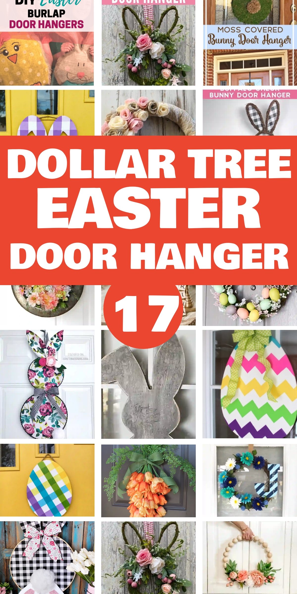 17 Brilliant Dollar Tree Easter Door Hangers