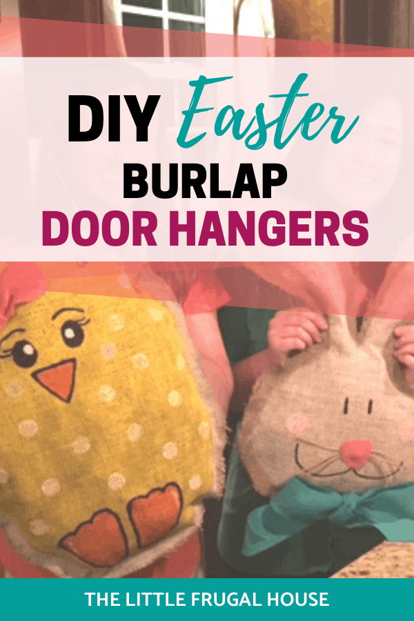 17. DIY Easter Burlap Door Hangers