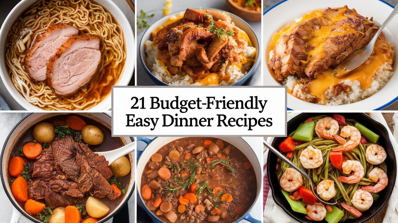 21 Budget Friendly Easy Dinner Recipes