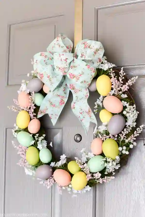 5. Easter Egg Wreath