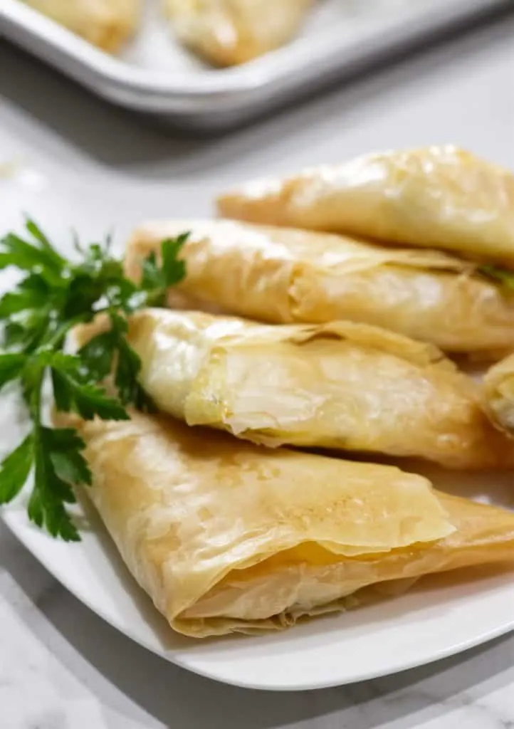 Greek Cheese Triangle Pies Tiropita 0370