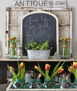 Spring Decorating in the Dining Room via House by Hoff 2