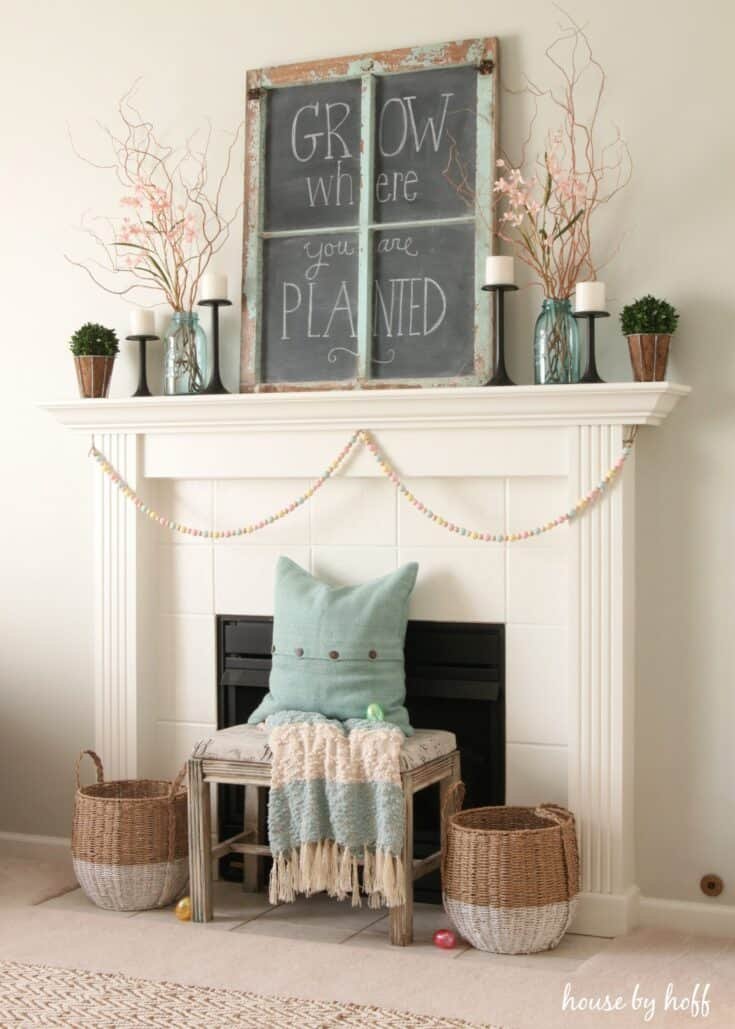 Spring Mantel via House by Hoff 1 scaled