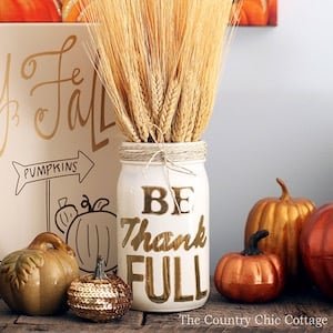 Thanksgiving Mason Jar Craft