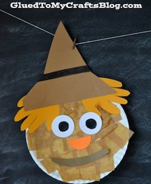 Paper Plate ScarecrowÂ