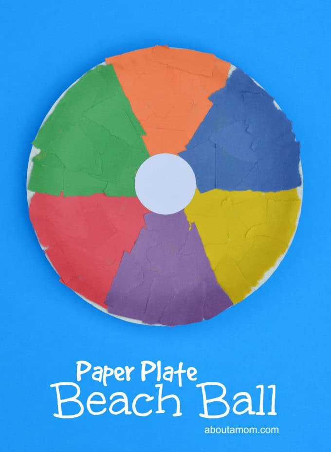 19 Cute Easy Summer Crafts For Preschoolers 24 paper plate beach ball hero image