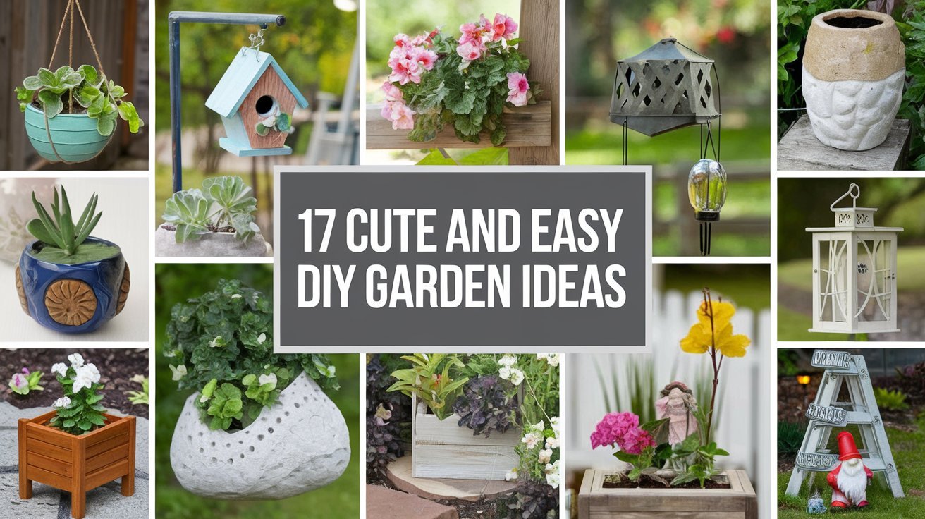 17 Cute and Easy DIY Garden Ideas 1