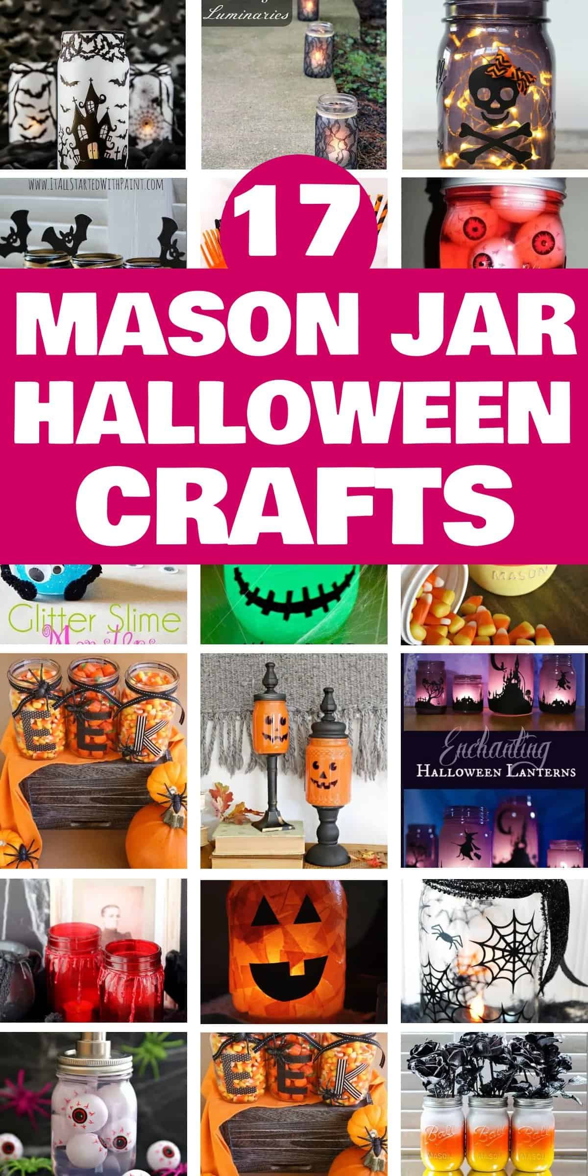 17 Spooky DIY Mason Jar Halloween Crafts
