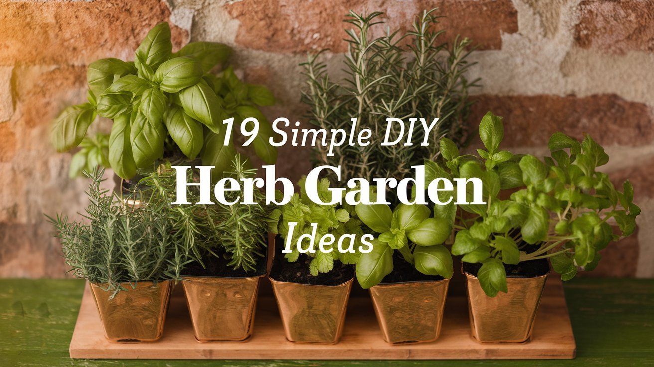 19 Simple DIY Herb Garden Ideas 1