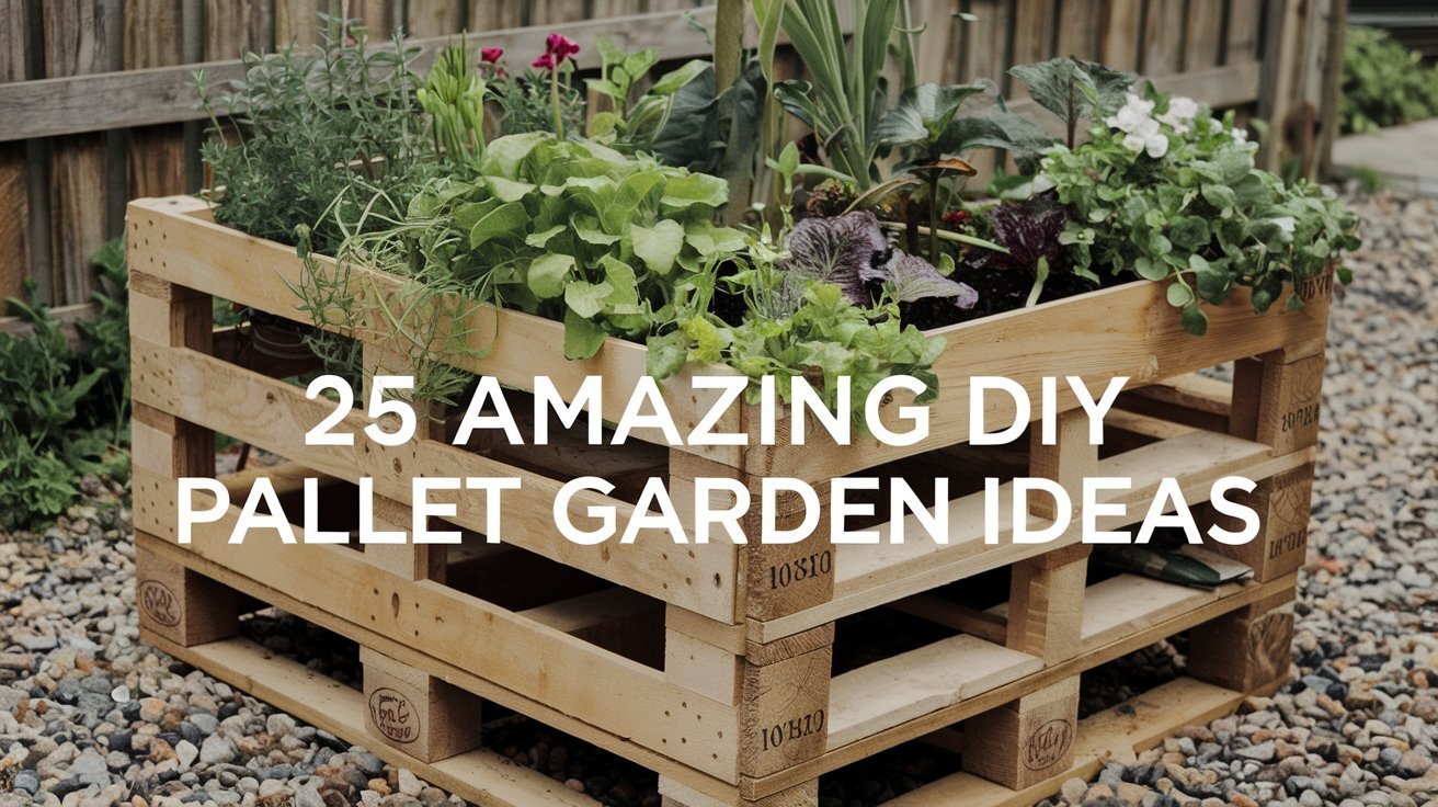 25 Amazing DIY Pallet Garden Ideas 1