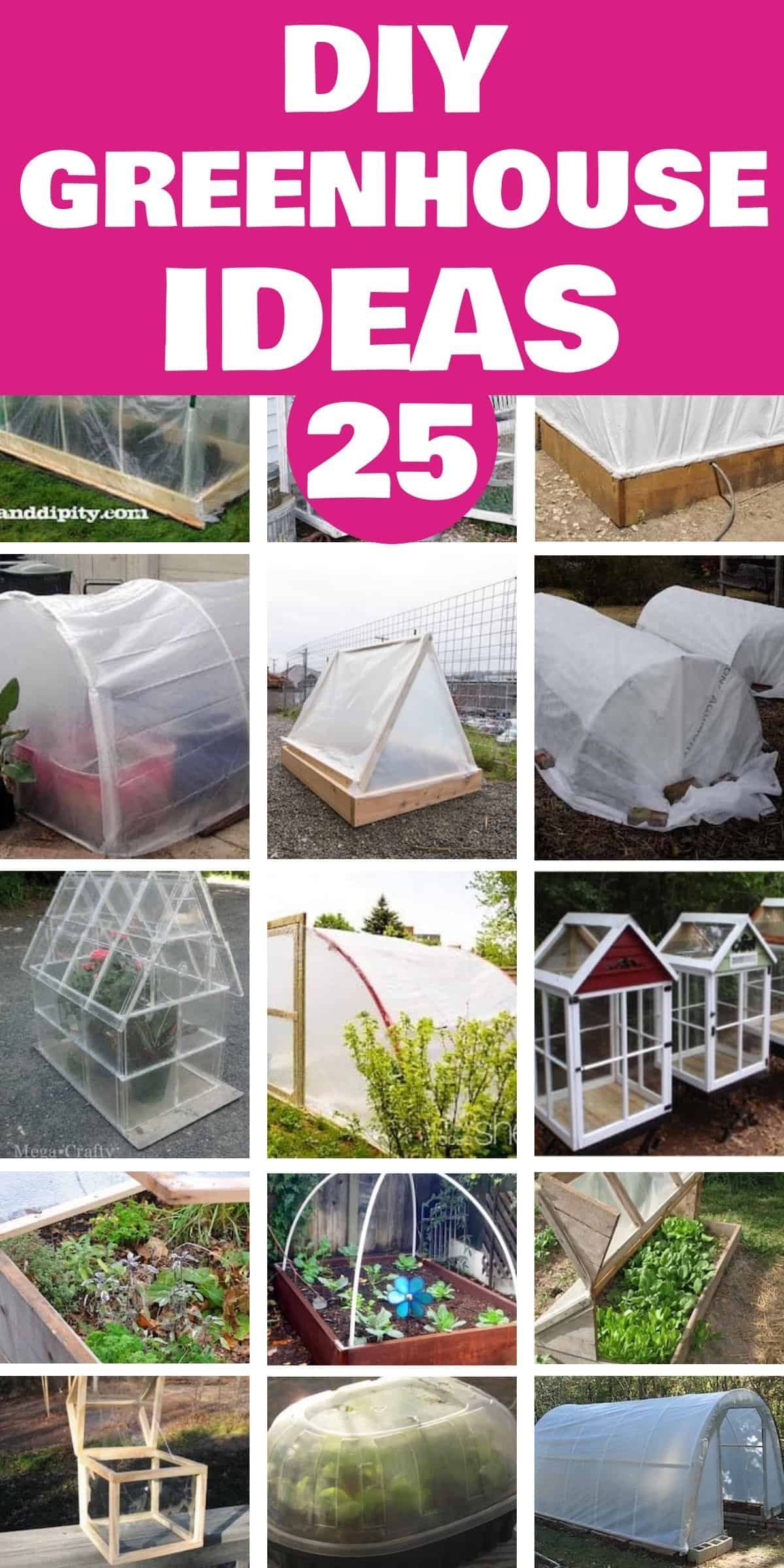 25 Cheap and Easy DIY Greenhouse Ideas