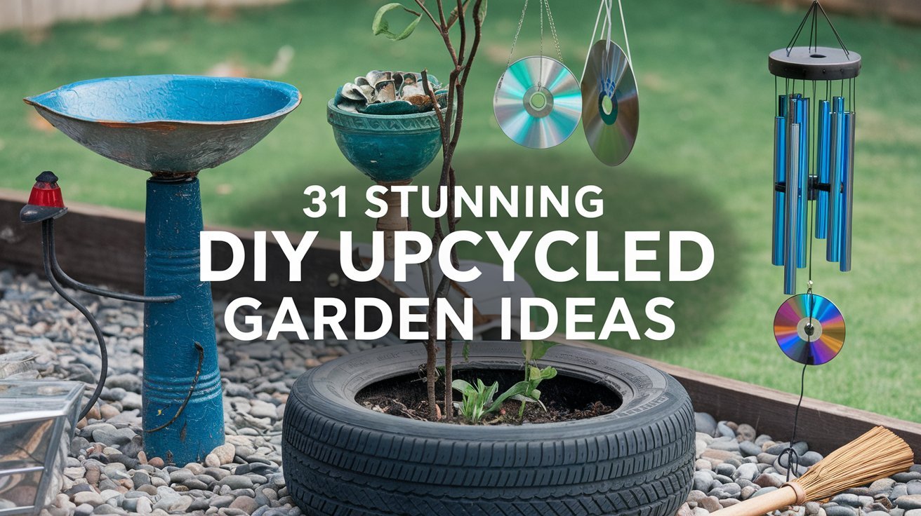 31 Stunning DIY Upcycled Garden Ideas 1