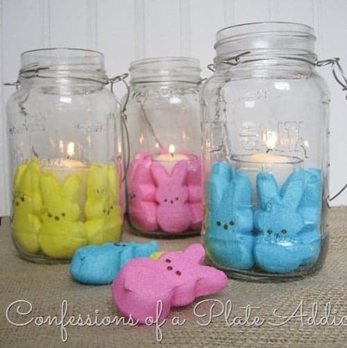 CONFESSIONS OF A PLATE ADDICT Peeps Mason Jar Candles28
