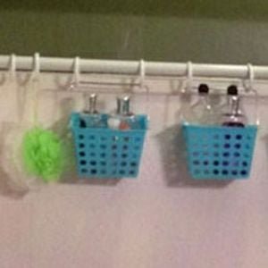 Dollar Store DIY Shower Caddy StorageÂ