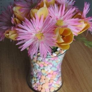 Candy Hearts Centerpiece