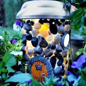 how to make a solar powered nightlight or fairy house