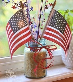 patriotic centerpiece
