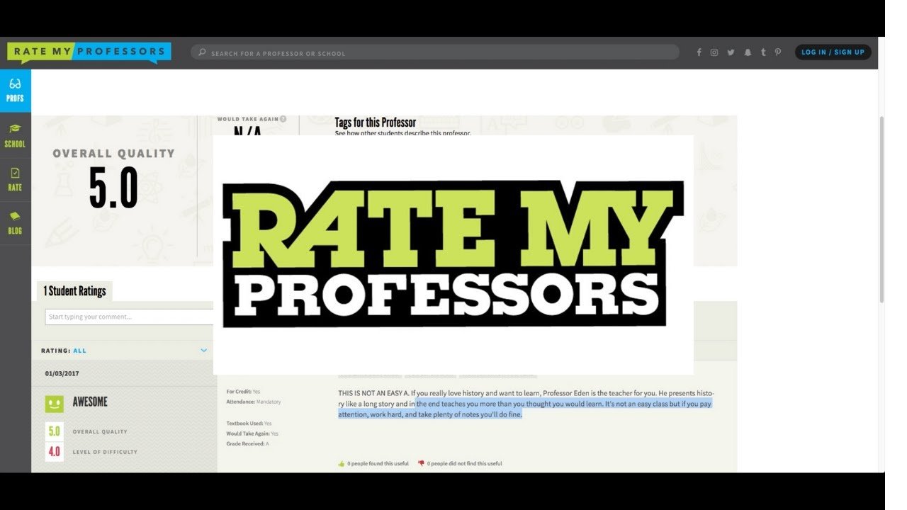 Rate My Professors 6