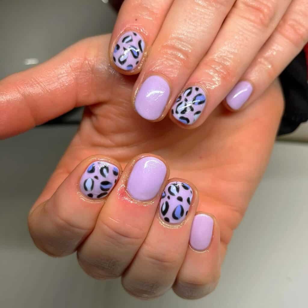 Collection of spring-themed nail designs featuring pastel shades, including adorable and acrylic Easter styles.
