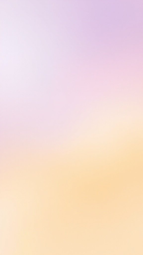 A dreamy ombre wallpaper transitioning from lavender to pale yellow