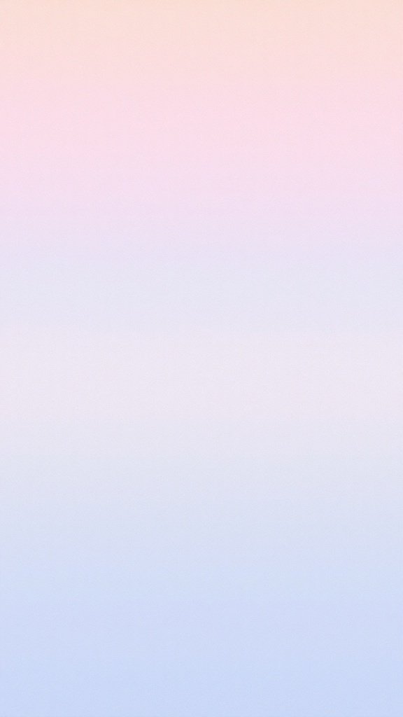 Ombre wallpaper transitioning from peach to sky blue.