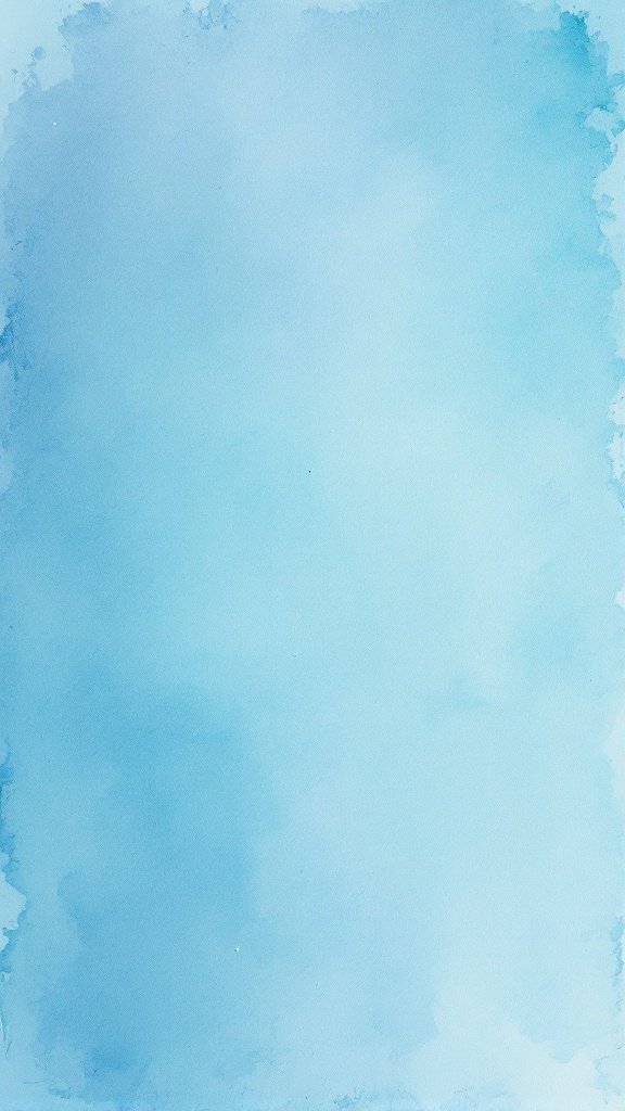 A soft sky blue watercolor background
