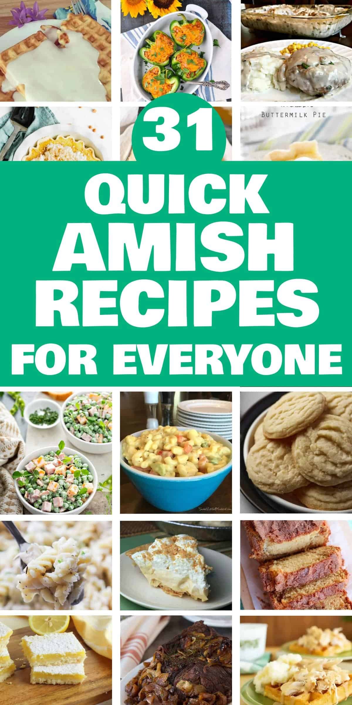 31 Best Amish Recipes